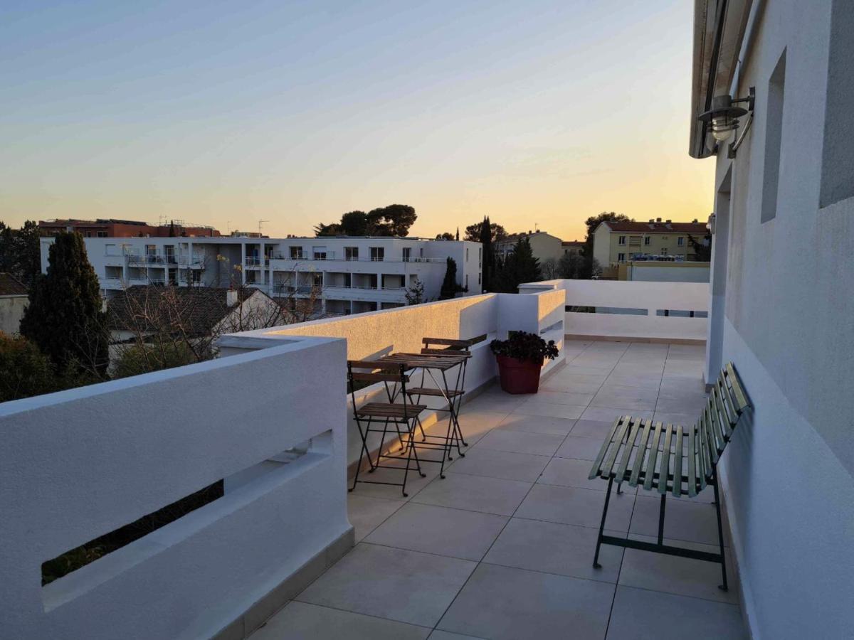 Duplex Toit Terrasse Vue Panoramique Apartment Montpellier Exterior photo